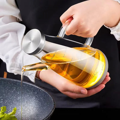 Oil Glass Jug With Lid - 750ml - My Store