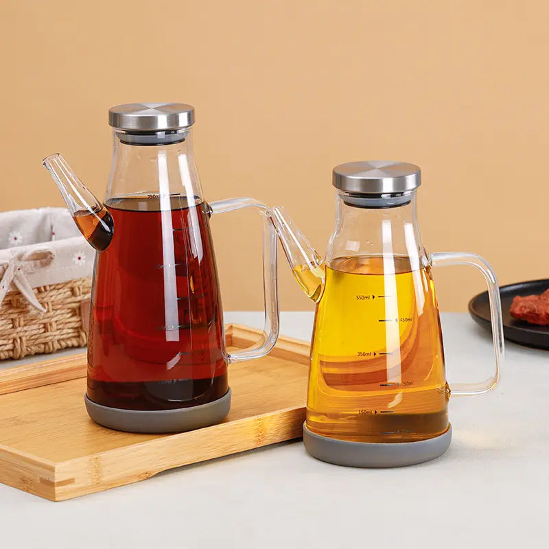 Oil Glass Jug With Lid - 750ml - My Store