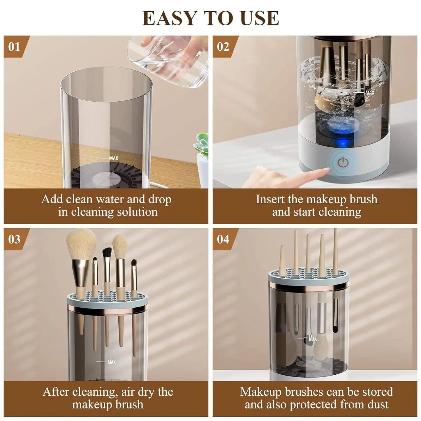 Automatic USB Makeup Brush Cleaner - My Store