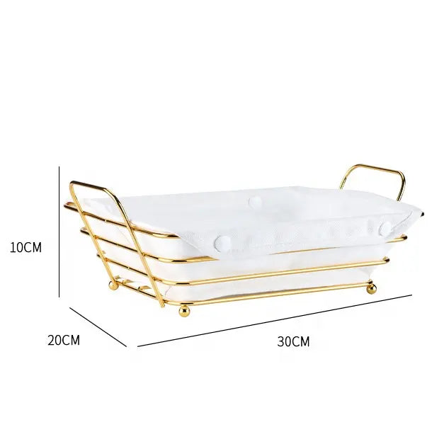 Metal Fruit Storage Basket, Snacks Storage And Organizer Plate - My Store