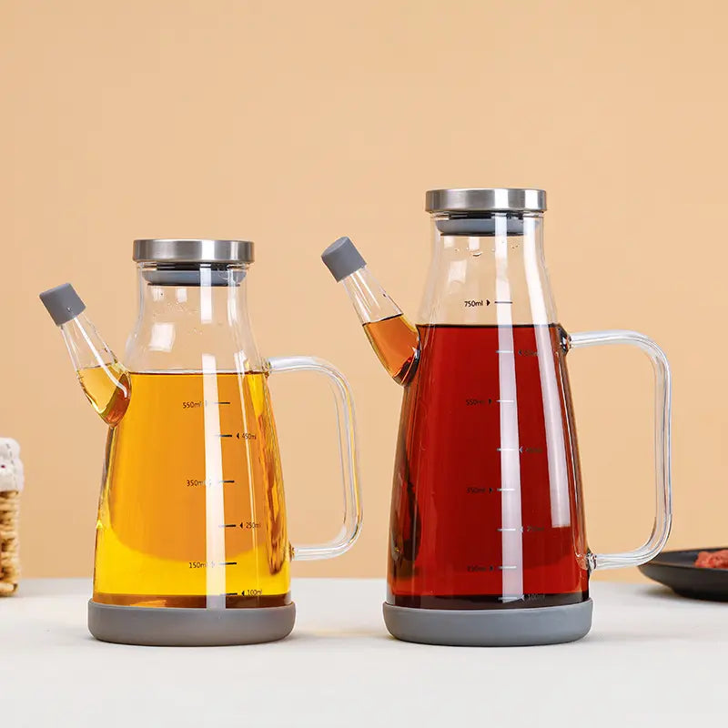 Oil Glass Jug With Lid - 750ml - My Store
