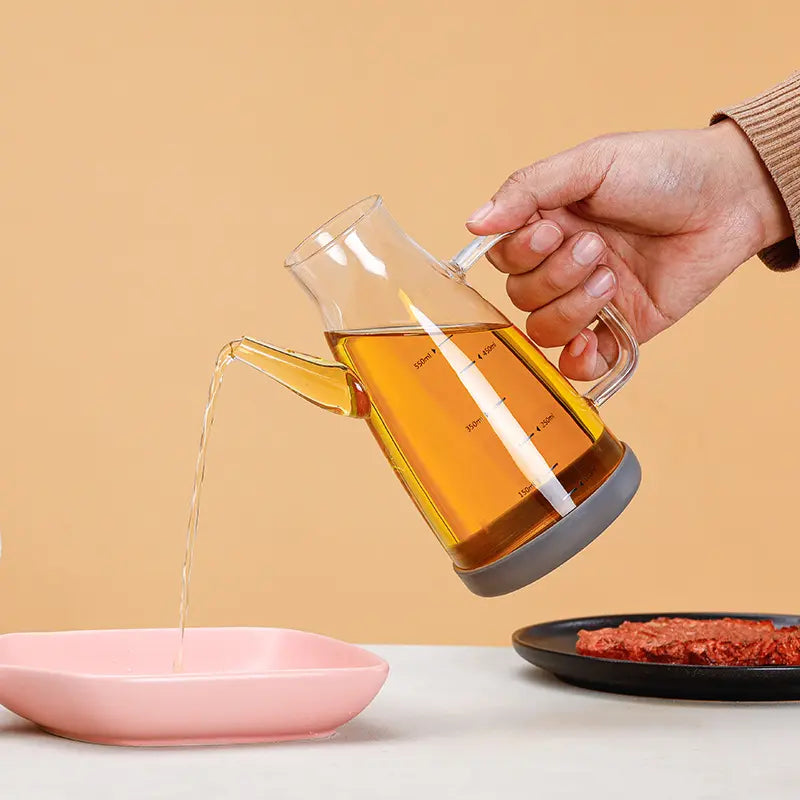 Oil Glass Jug With Lid - 750ml - My Store