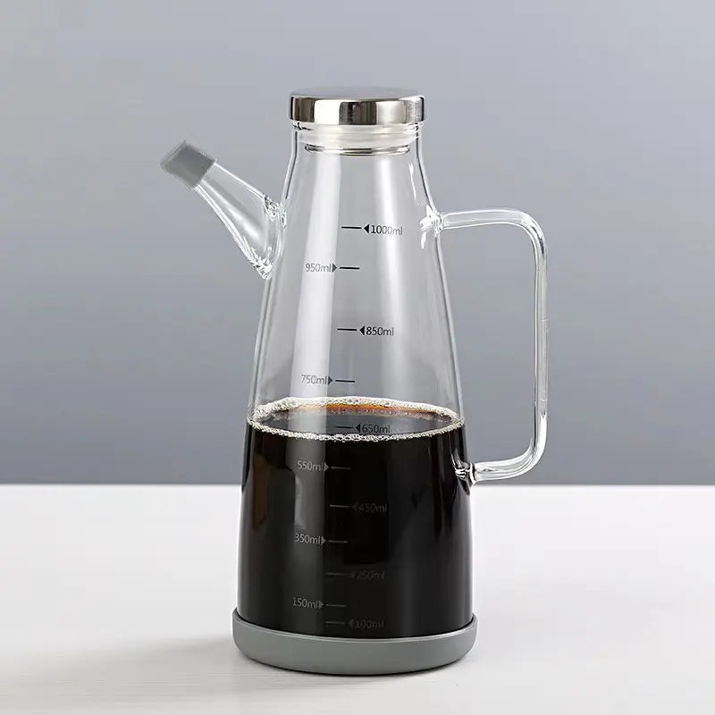 Oil Glass Jug With Lid - 750ml - My Store