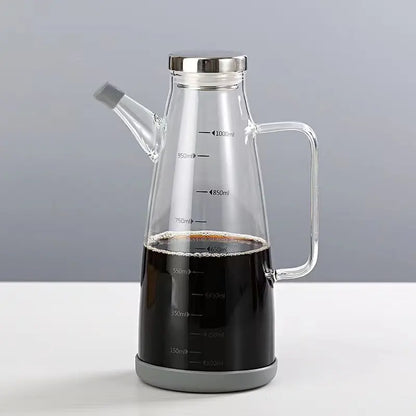 Oil Glass Jug With Lid - 750ml - My Store
