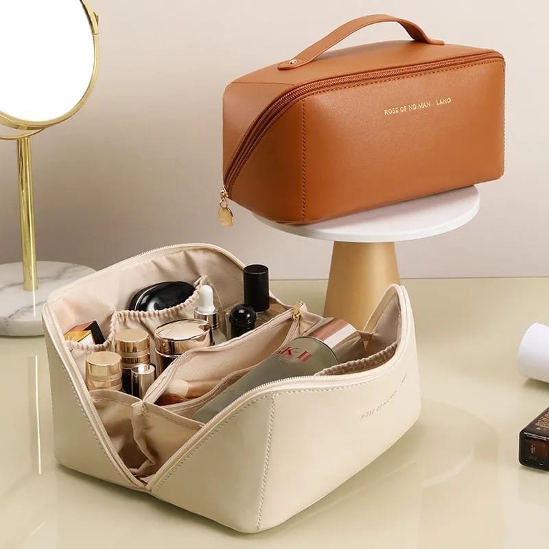 Leather Cosmetic Organizer Pouch - My Store