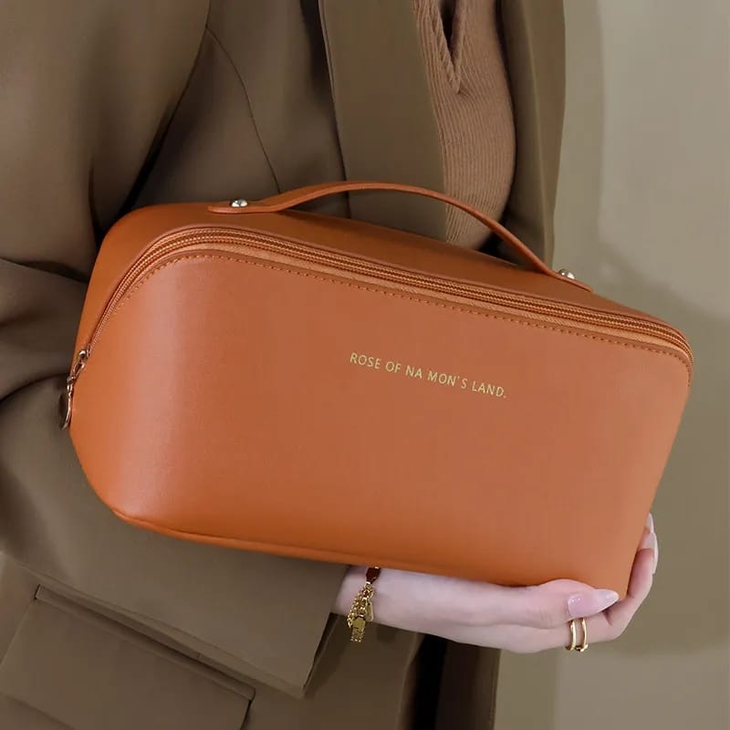 Leather Cosmetic Organizer Pouch - My Store