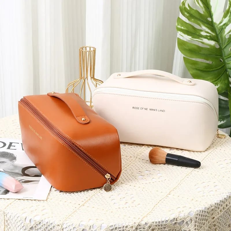 Leather Cosmetic Organizer Pouch - My Store