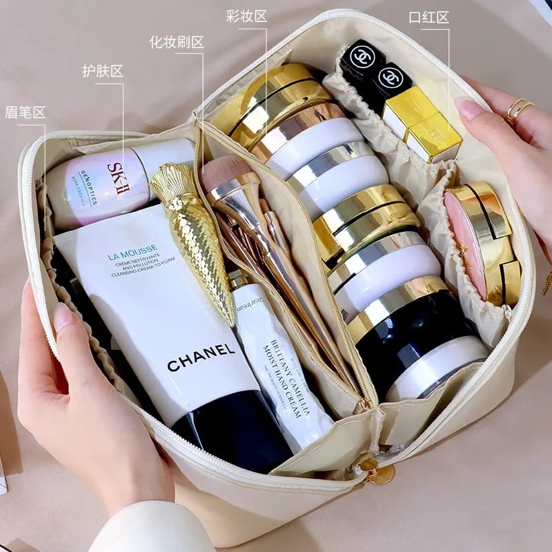 Leather Cosmetic Organizer Pouch - My Store