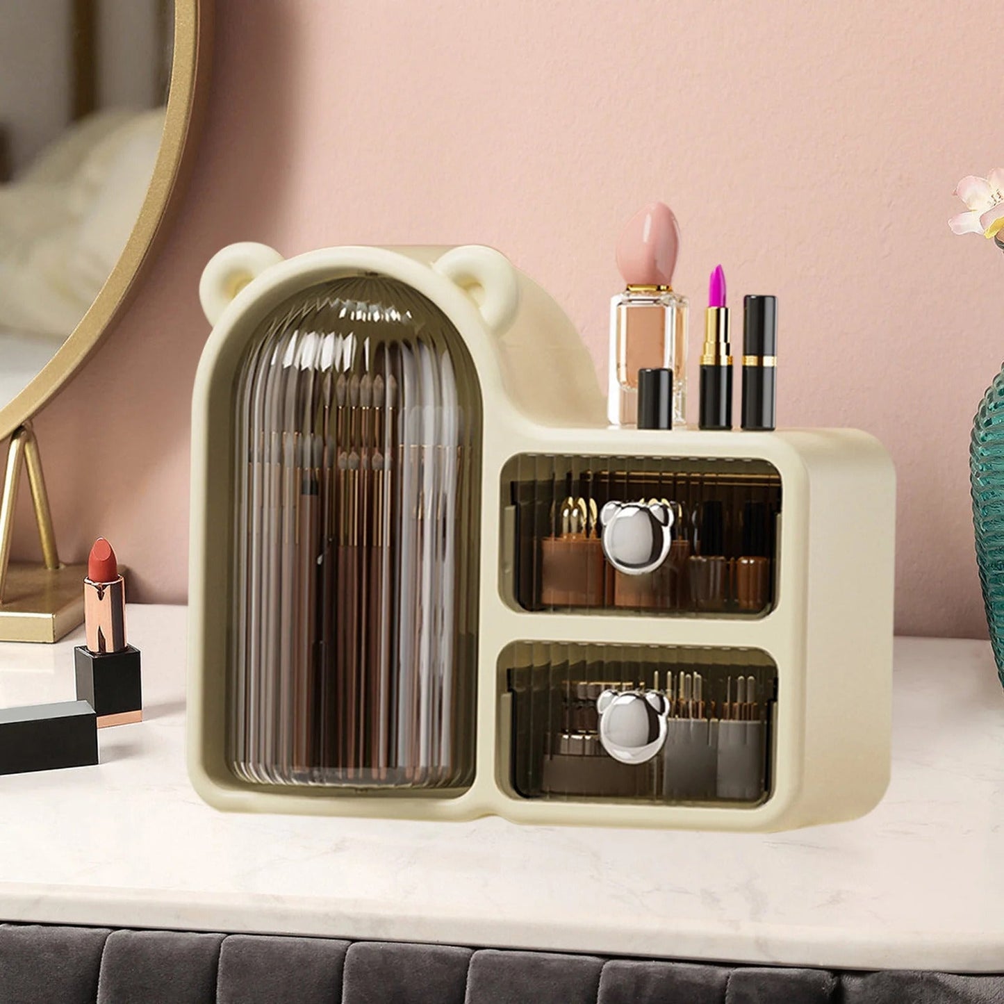 Bear Shape Make-up Storage Box