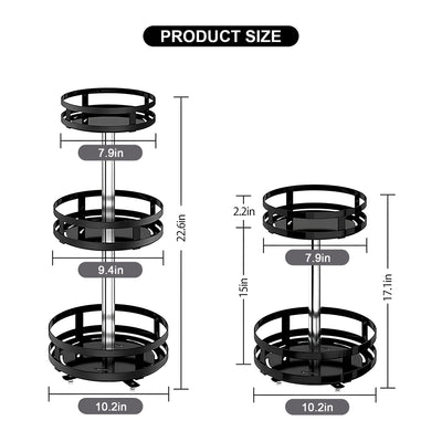 Rotatable Metal Storage Rack - My Store