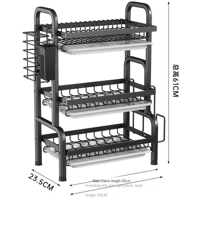Multi-Tired Dish Rack - 2Layer & 3Layer - My Store