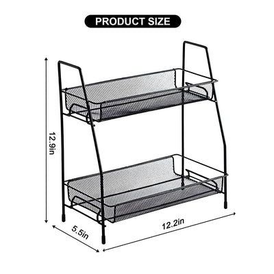 2-Layer Metal Storage Stand - My Store