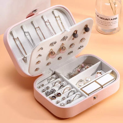 Medium Leather Jewelry Organizer - My Store