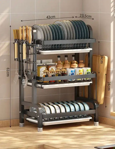 Multi-Tired Dish Rack - 2Layer & 3Layer - My Store