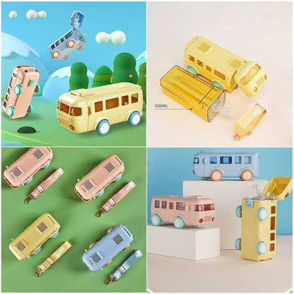 Kids Bus Water Bottle - 500ML - My Store