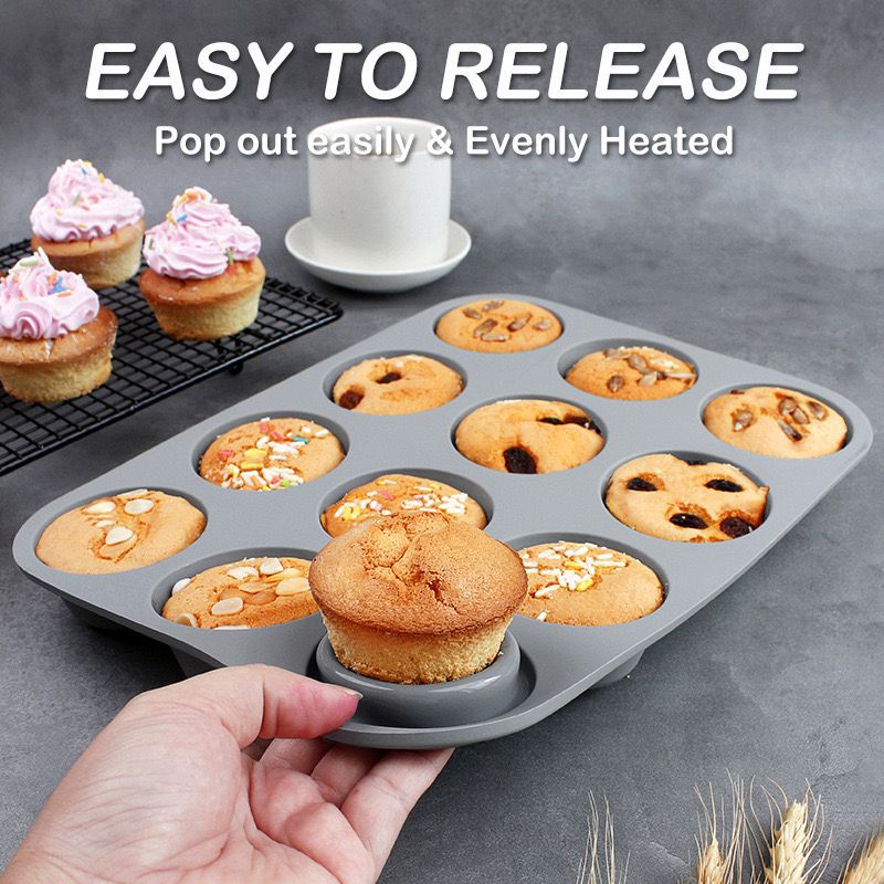 12-Hole Silicone Baking Tray