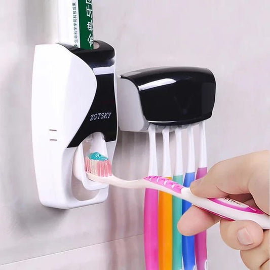 Automatic Toothpaste Dispenser & Toothbrush Holder Set - My Store
