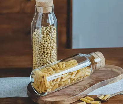 Glass Bottles with Cork Stopper