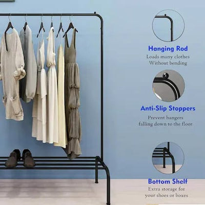 Single Pole Metal Cloth Stand - My Store