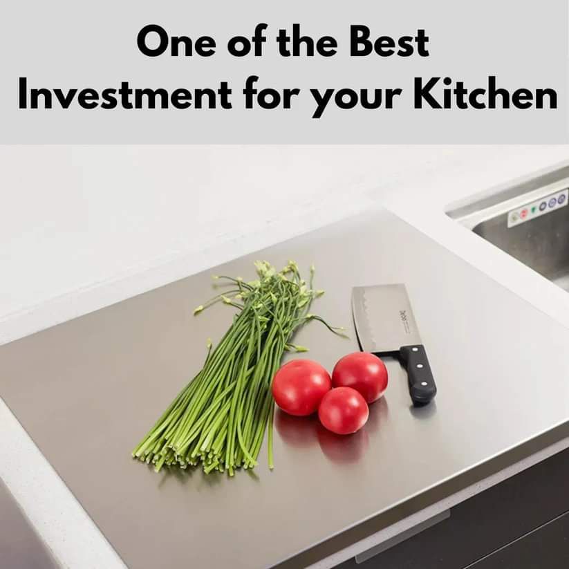 Stainless Steel Cutting Board - Size 30x42cm - My Store