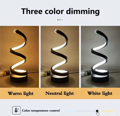 Spiral LED 3 Colours Adjustable Light