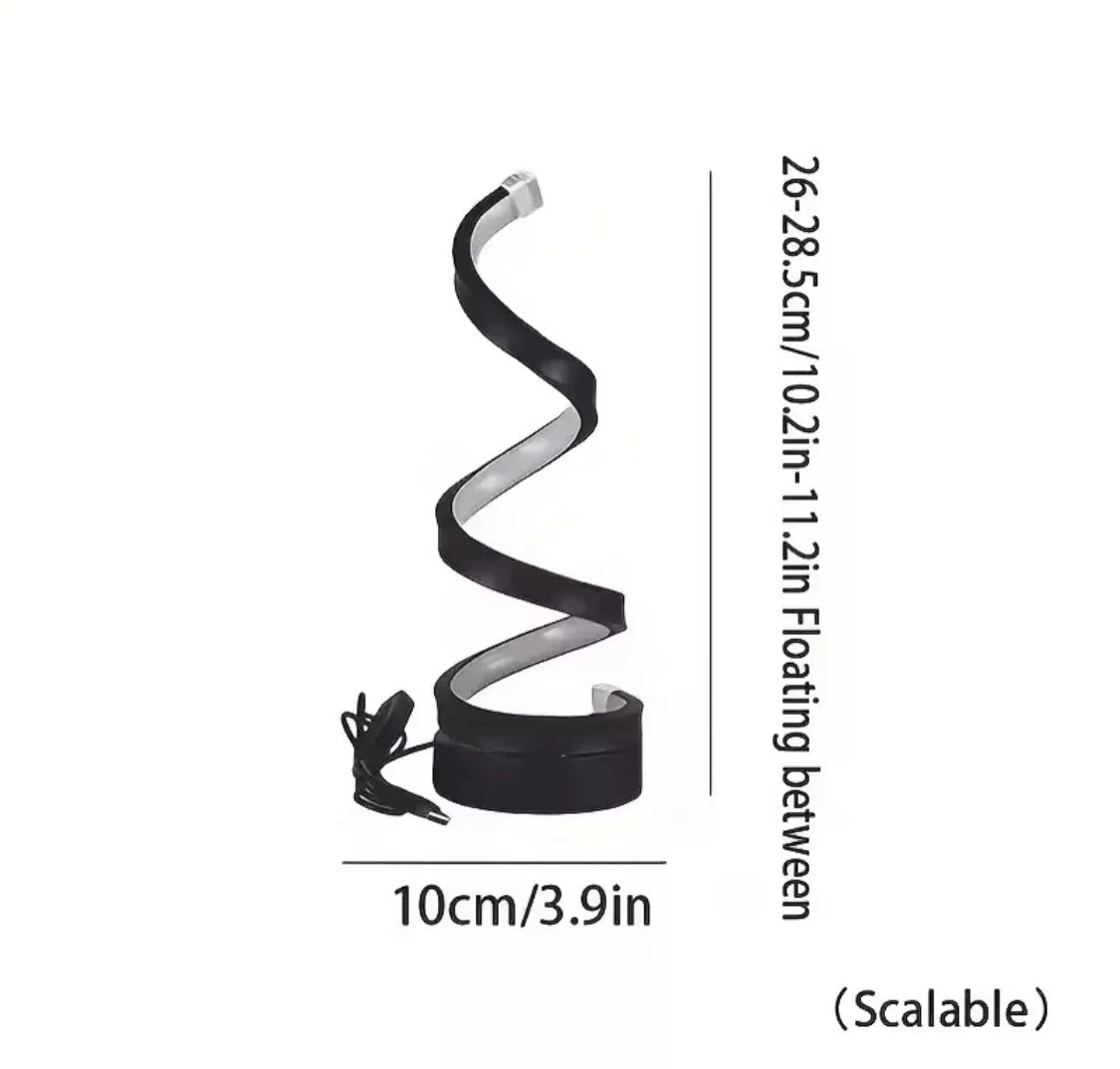 Spiral LED 3 Colours Adjustable Light