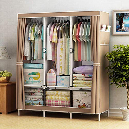 Non-woven Cloth Wardrobe Folding Portable Clothing Storage Cabinet - My Store