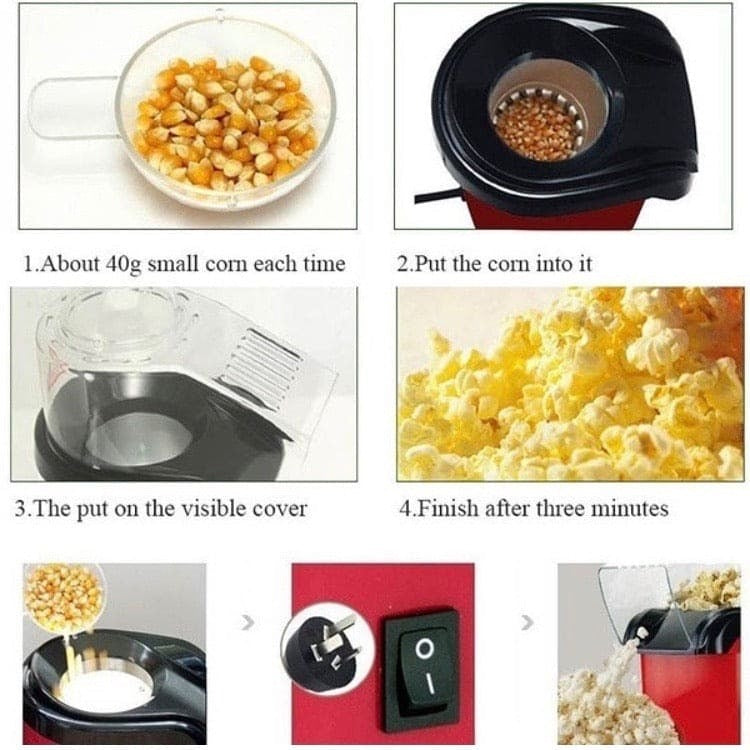 Electric Popcorn Maker Machine
