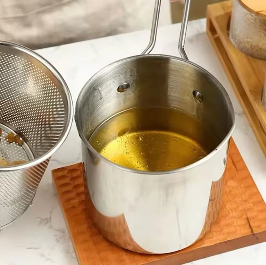 Stainless Steel Deep Fryer Frying Pot - My Store
