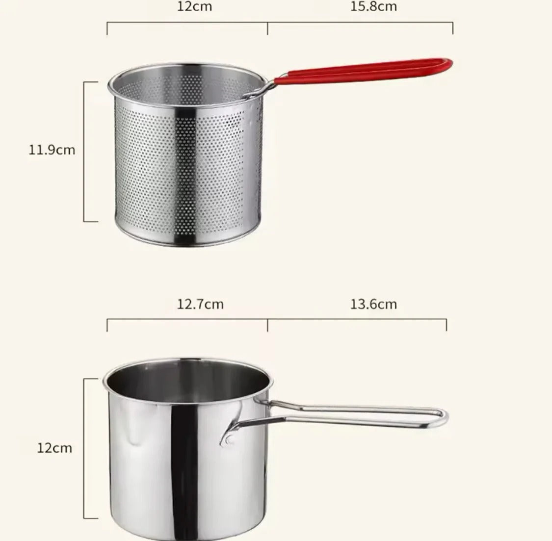 Stainless Steel Deep Fryer Frying Pot - My Store