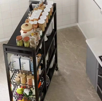 Multifunctional Storage Rack with Wheels - My Store