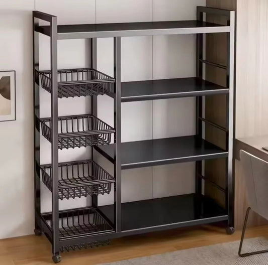 Multifunctional Storage Rack with Wheels - My Store