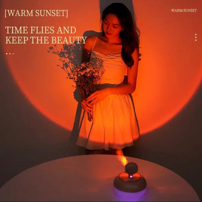 Sunset Light with Humidifier