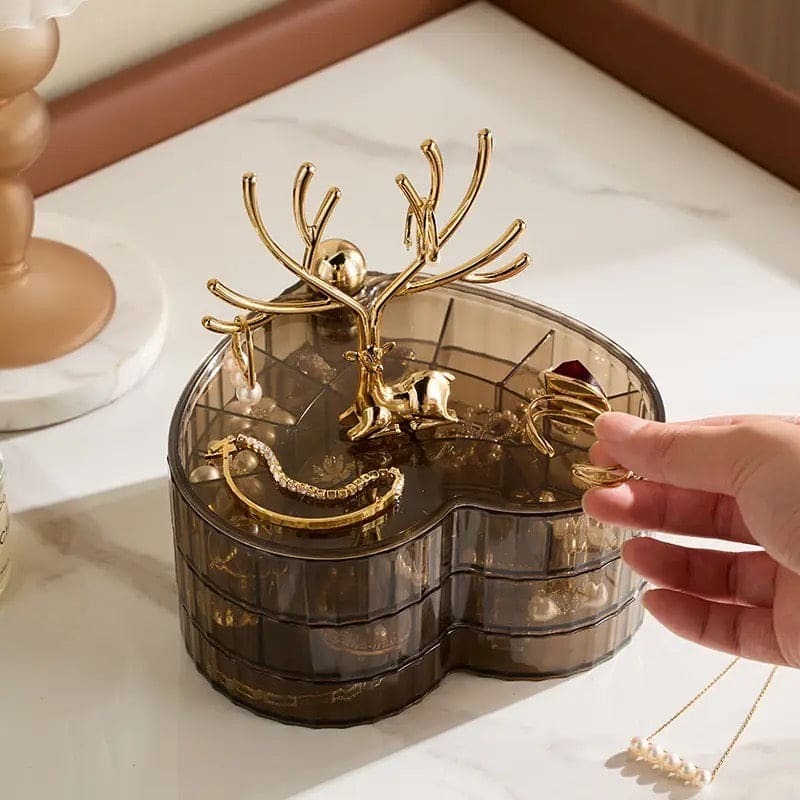 3L Acrylic Deer Jewelry Organizer