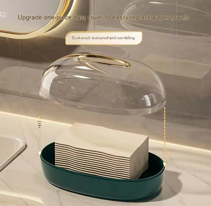 Acrylic Luxury Wall-Mounted Tissue Box 