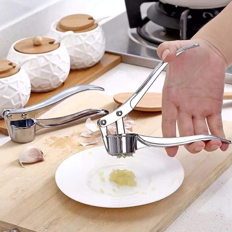 Stainless steel garlic press - My Store