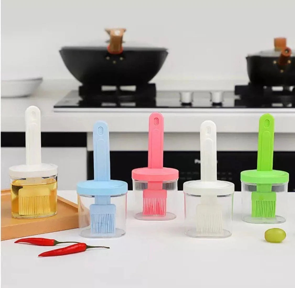 Oil brush pot - My Store
