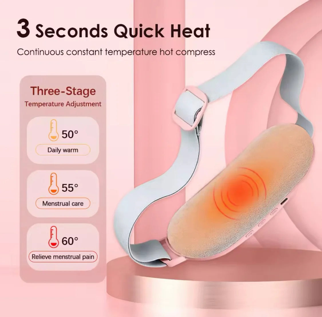 Period Pain Cramp Relief Belt