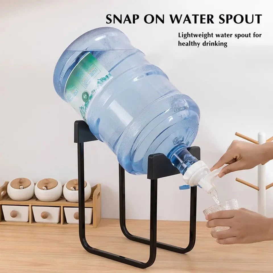 METAL STAND 19L WATER BOTTLE WITH WATER TAP WITH NOZZLE - My Store