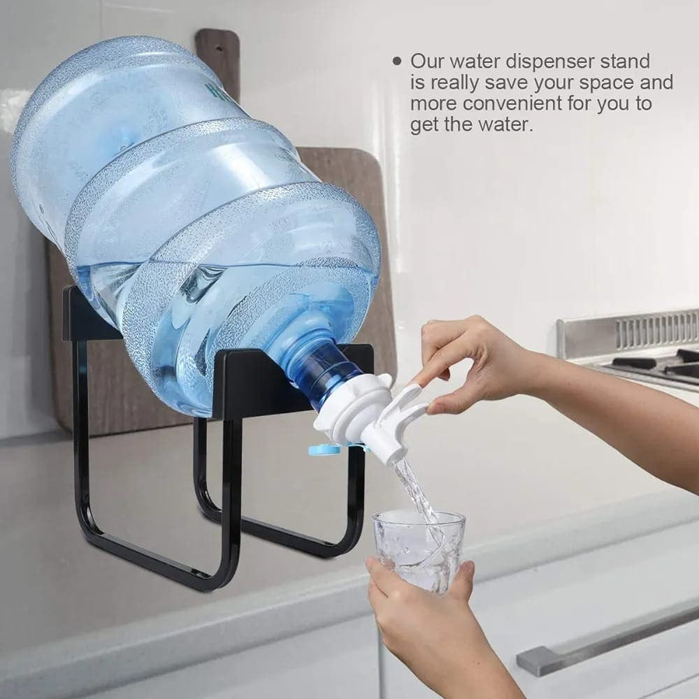 METAL STAND 19L WATER BOTTLE WITH WATER TAP WITH NOZZLE - My Store