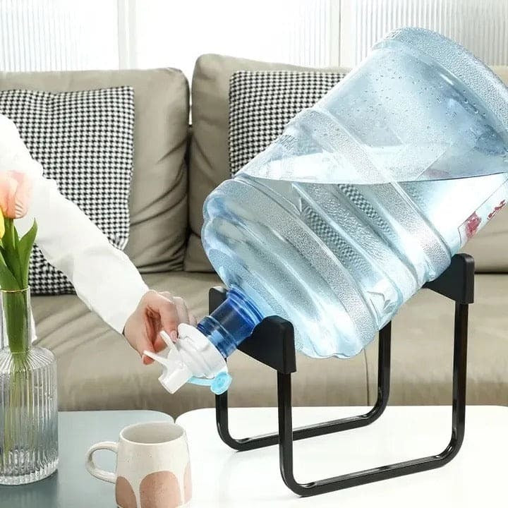 METAL STAND 19L WATER BOTTLE WITH WATER TAP WITH NOZZLE - My Store