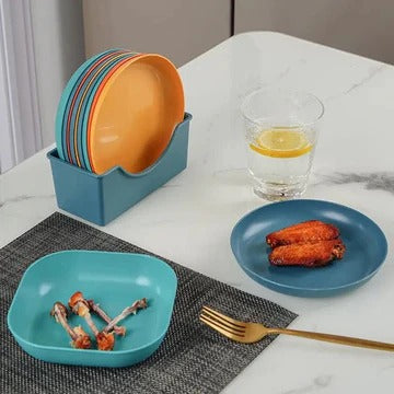 Plastic Plates With Stand