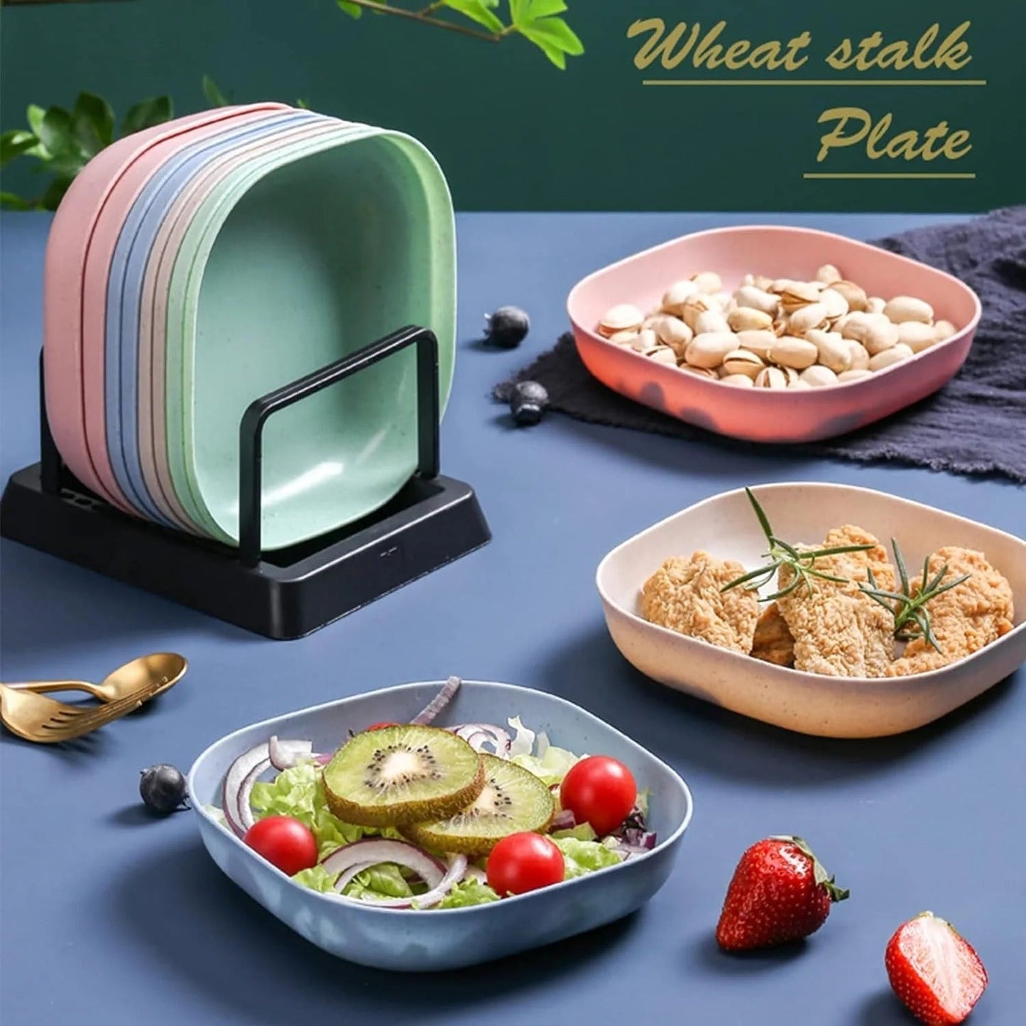 Plastic Plates With Stand