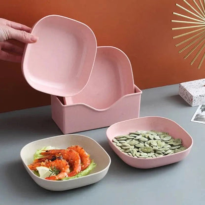 Plastic Plates With Stand
