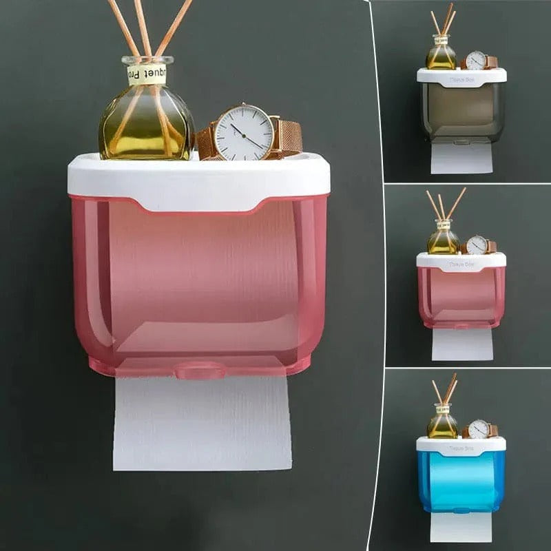 Wall Mounted Sticking Tissue Holder - My Store