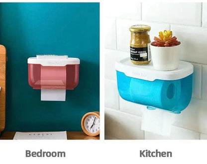 Wall Mounted Sticking Tissue Holder - My Store