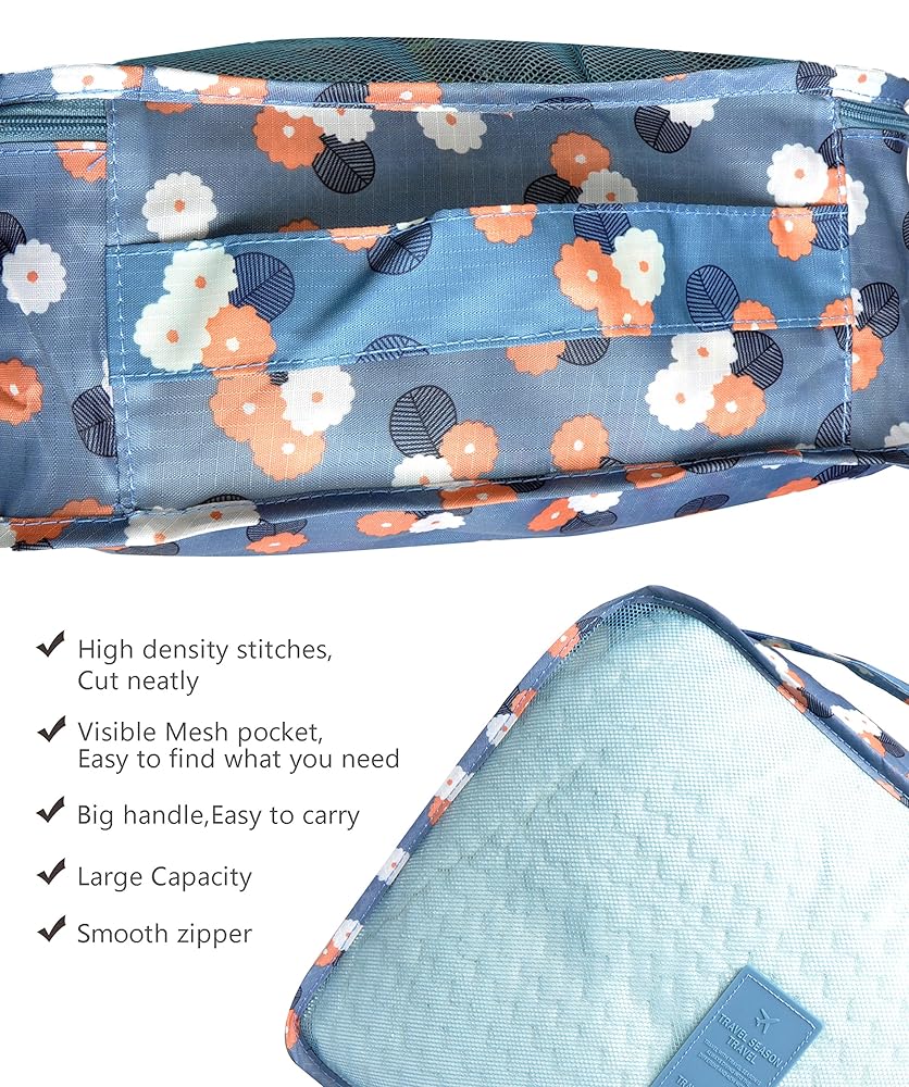 Vercord 7 Set Travel Packing Organizers Cubes Luggage Suitcase Organizer Bags - My Store
