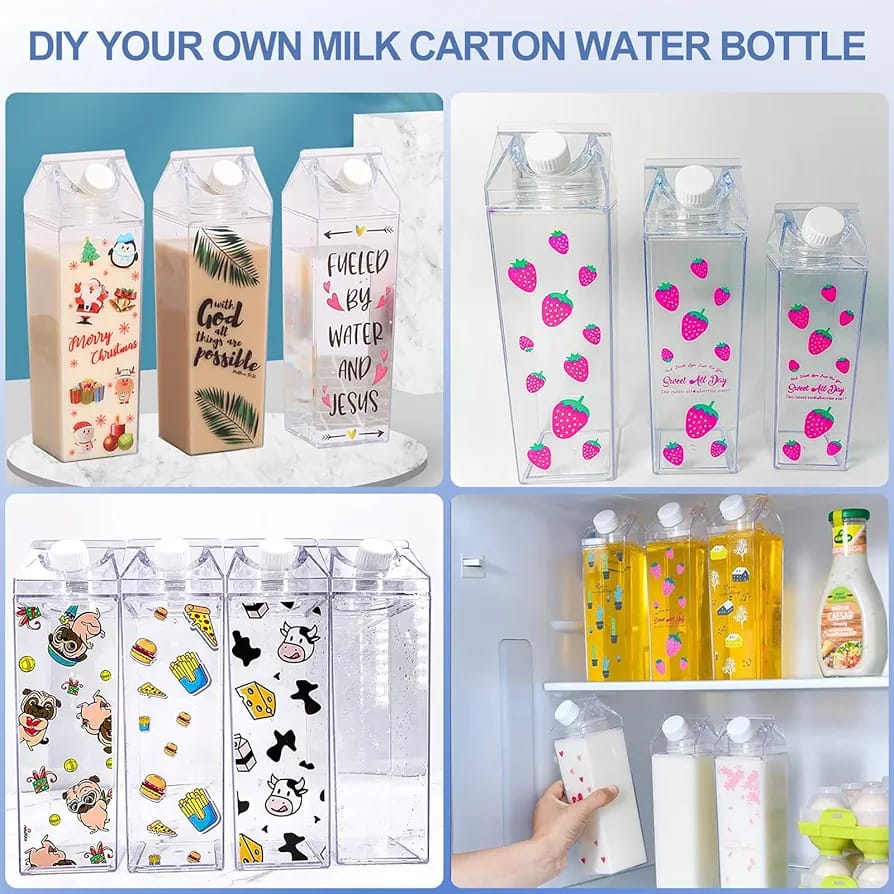 Transparent Milk Bottle 1000ML