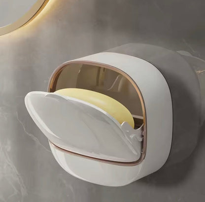 Wall Mounted Soap Box With Flip Cover - My Store