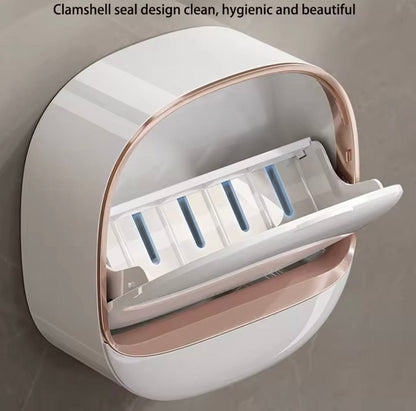 Wall Mounted Soap Box With Flip Cover - My Store